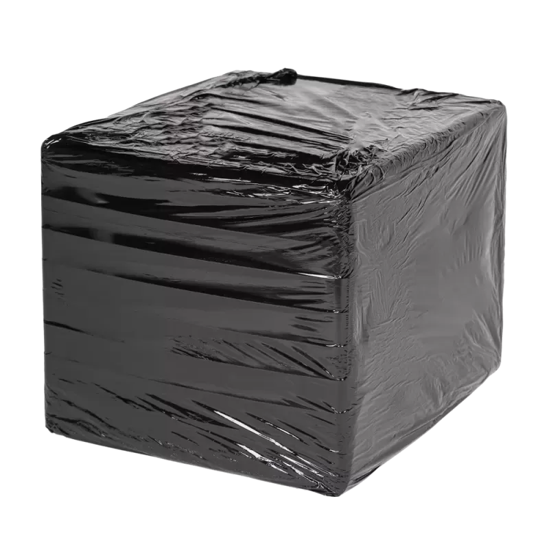 Film noir étirable opaque pour protection et déménagement