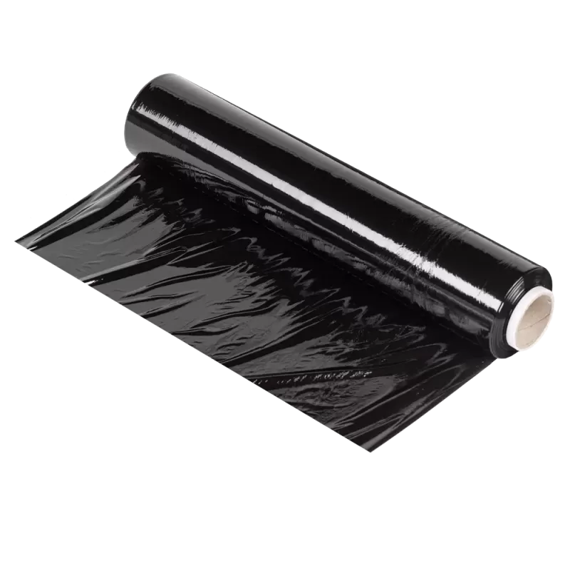 Film noir étirable opaque pour protection et déménagement