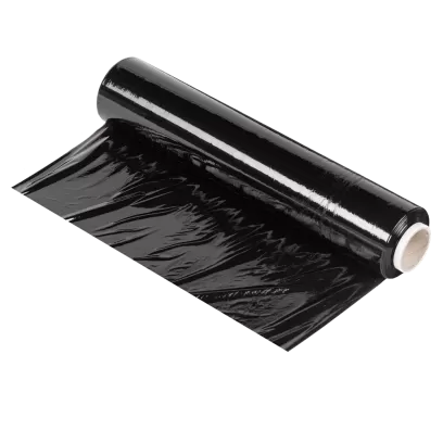 Film noir étirable opaque pour protection et déménagement