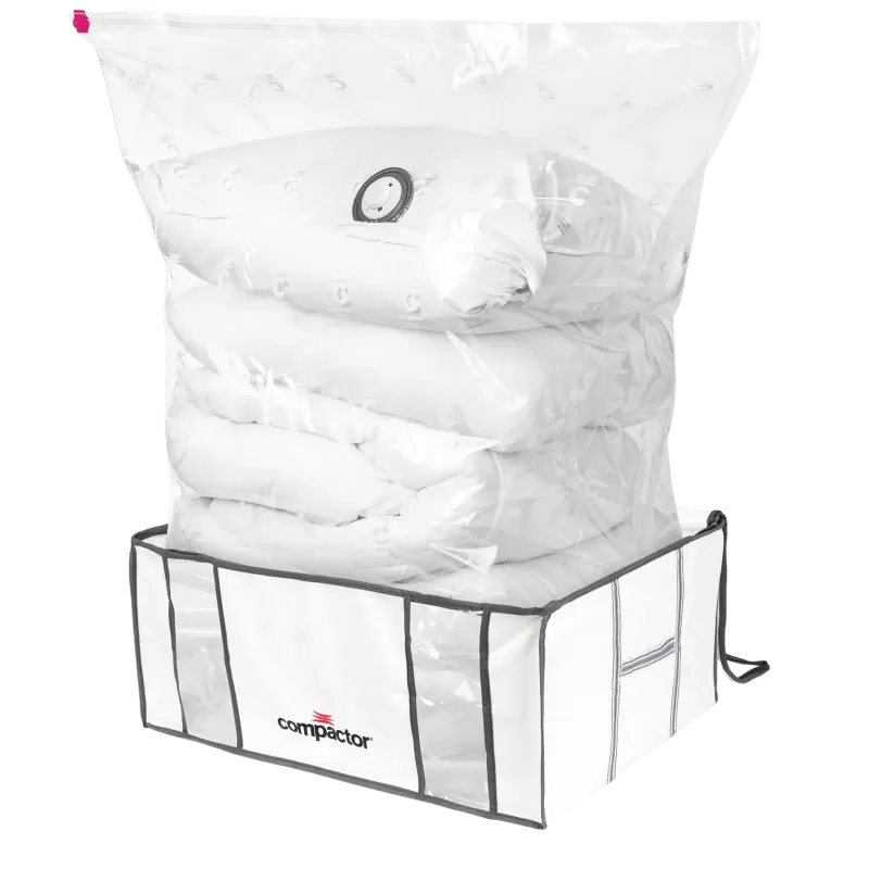 Caisse de rangement avec housse rétractable grand format