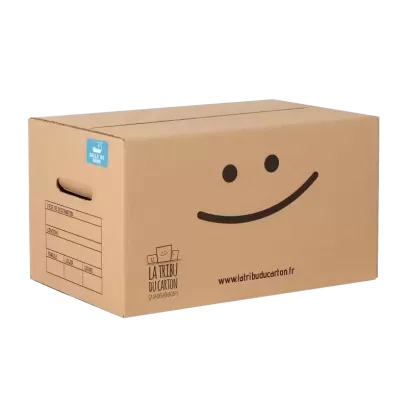 Étiquettes pour cartons de déménagement colorées - 24 stickers