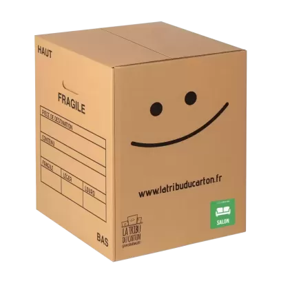 Étiquettes pour cartons de déménagement colorées - 24 stickers