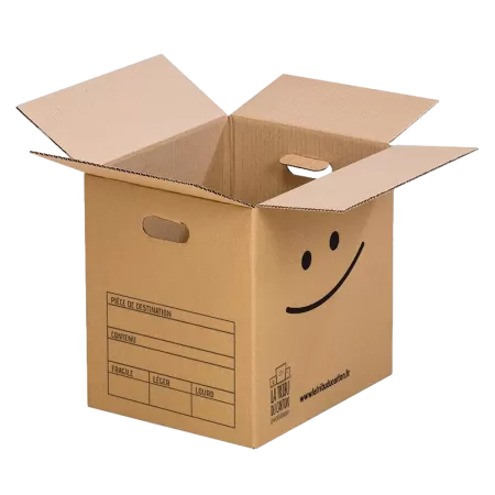 Carton a livres avec poignées