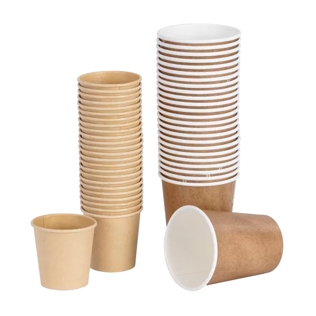 Lot 50 gobelets écoresponsable (café + boisson) | La Tribu du Carton