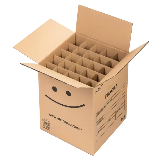 Carton 75 verres barrel avec poignées