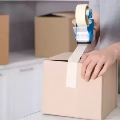 Scotch rouleau adhésif PVC blanc | La Tribu du Carton