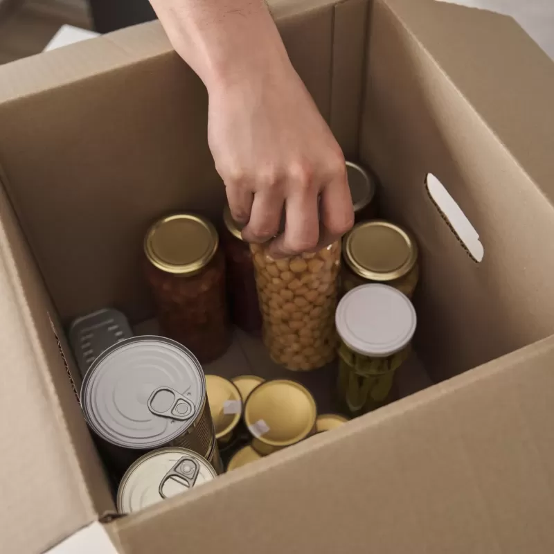 Pack 10 cartons avec poignées pour livres et objets