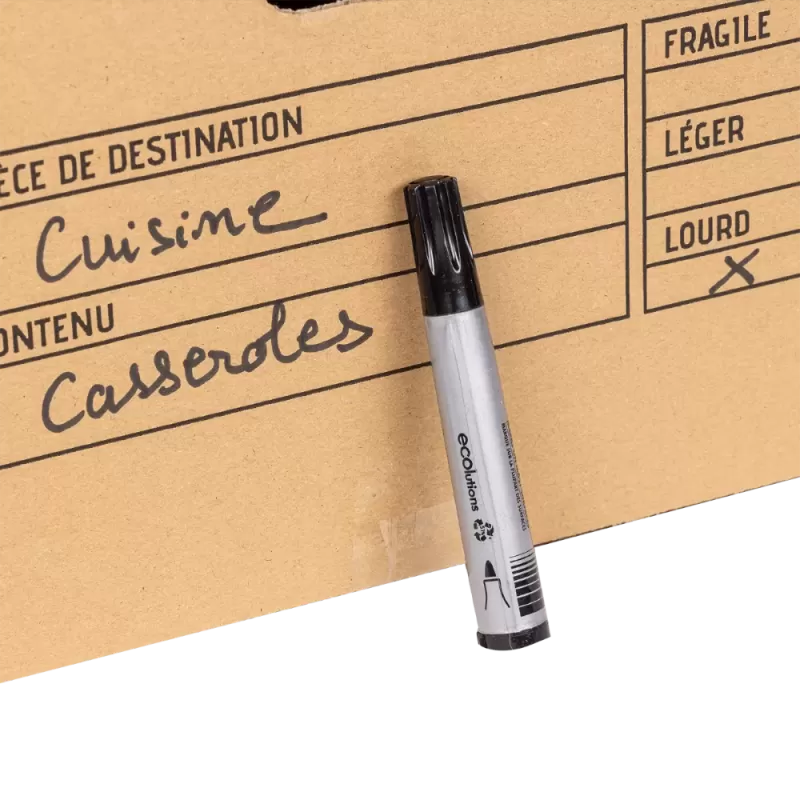 Carton déménagement renforcé avec poignées | 55 x 35 x 30 cm