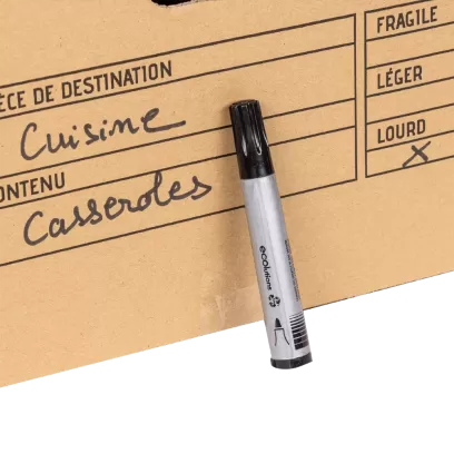 Carton déménagement renforcé avec poignées | 55 x 35 x 30 cm