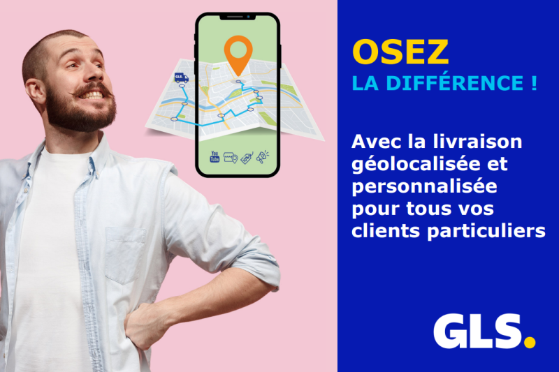 Livraison GLS avec suivi géolocalisé